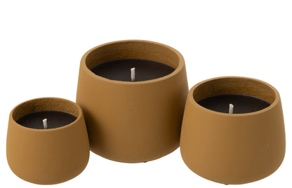 Buitenkaars Cyra Cement Lichtbruin Groot - 48 uur