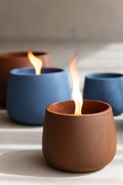 Buitenkaars Cyra Cement Blauw Medium-31 uur