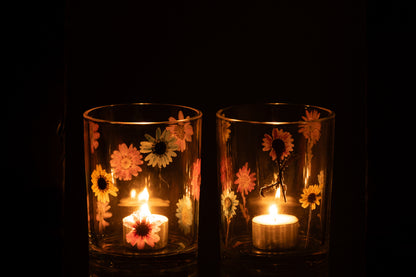 Orkaan Posy Groot Glas Mix Assortiment Van 2