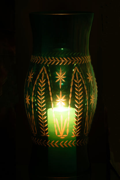 Orkaan Tarifa Glas Azuurblauw Klein