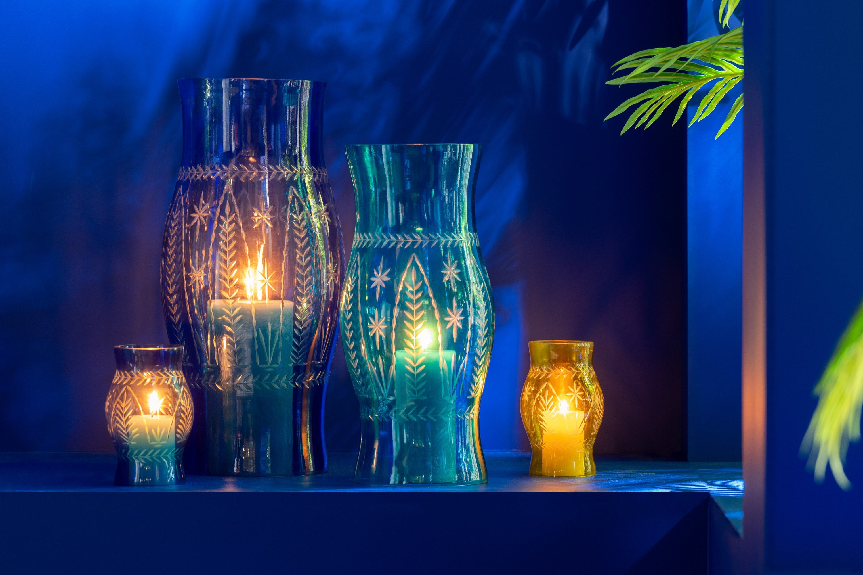 Orkaan Tarifa Glas Blauw Klein