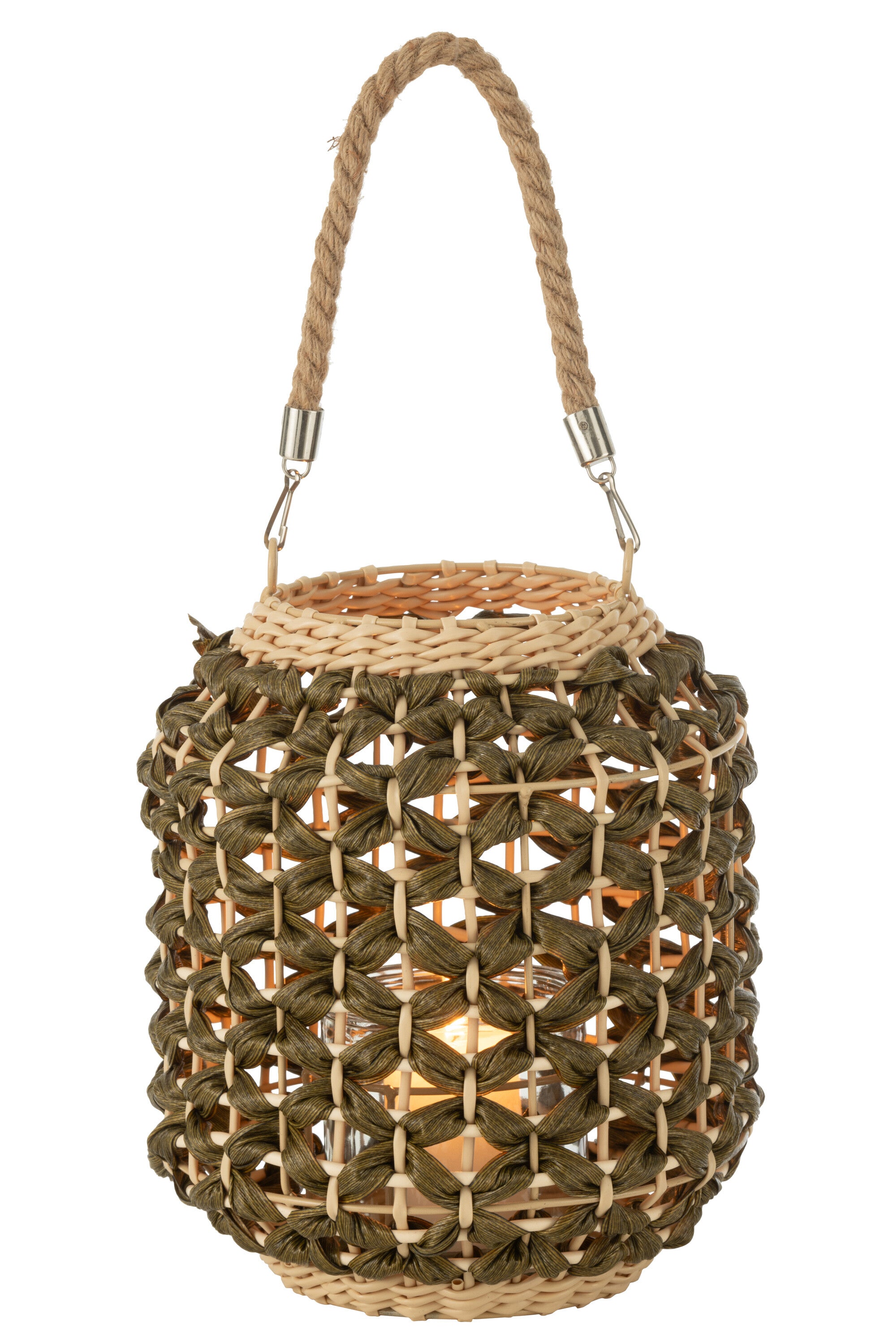 Lantaarn Ubeda Riet Groen/Natuurlijk