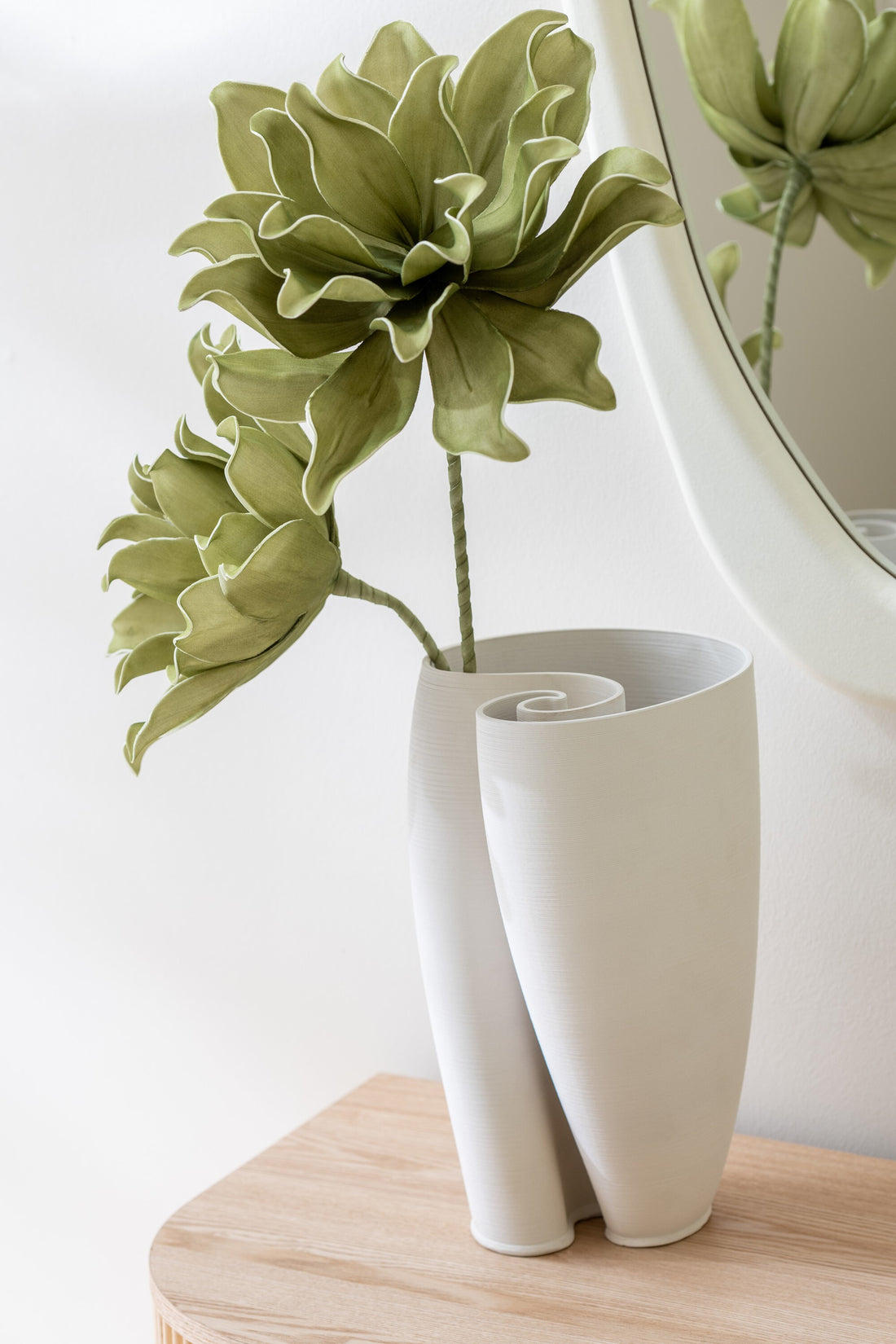 Vaas Hydria Keramiek Beige