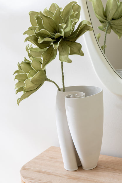 Vaas Hydria Keramiek Beige