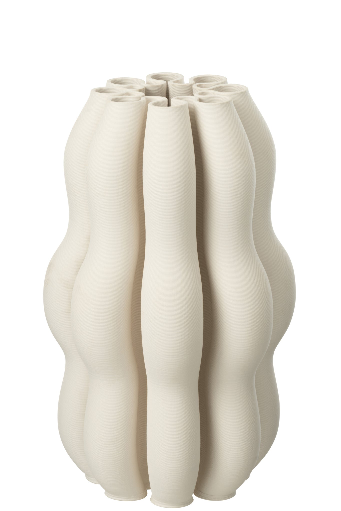 Vaas Naos Keramiek Beige Groot