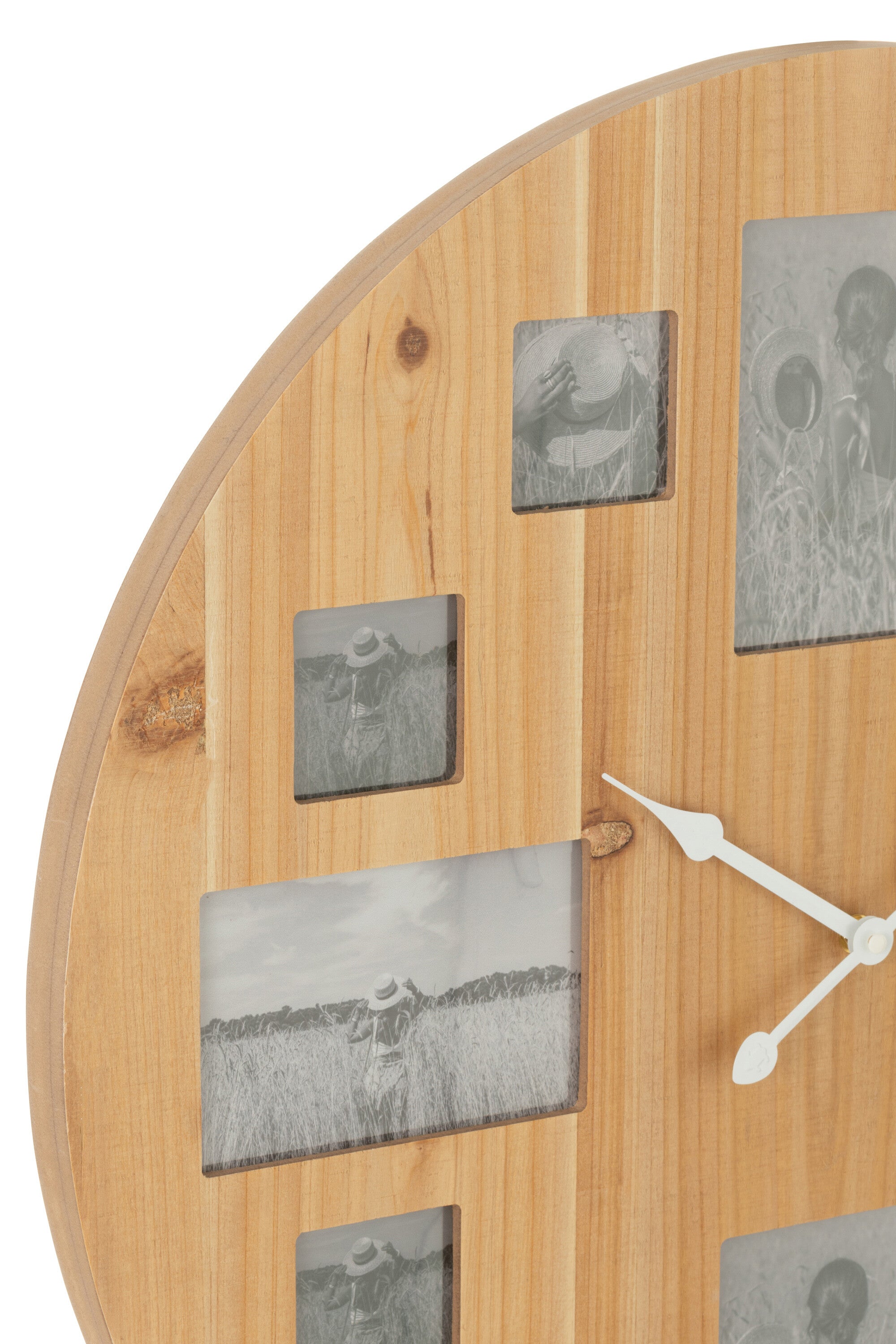 Wandklok Foto Mdf Natuurlijk