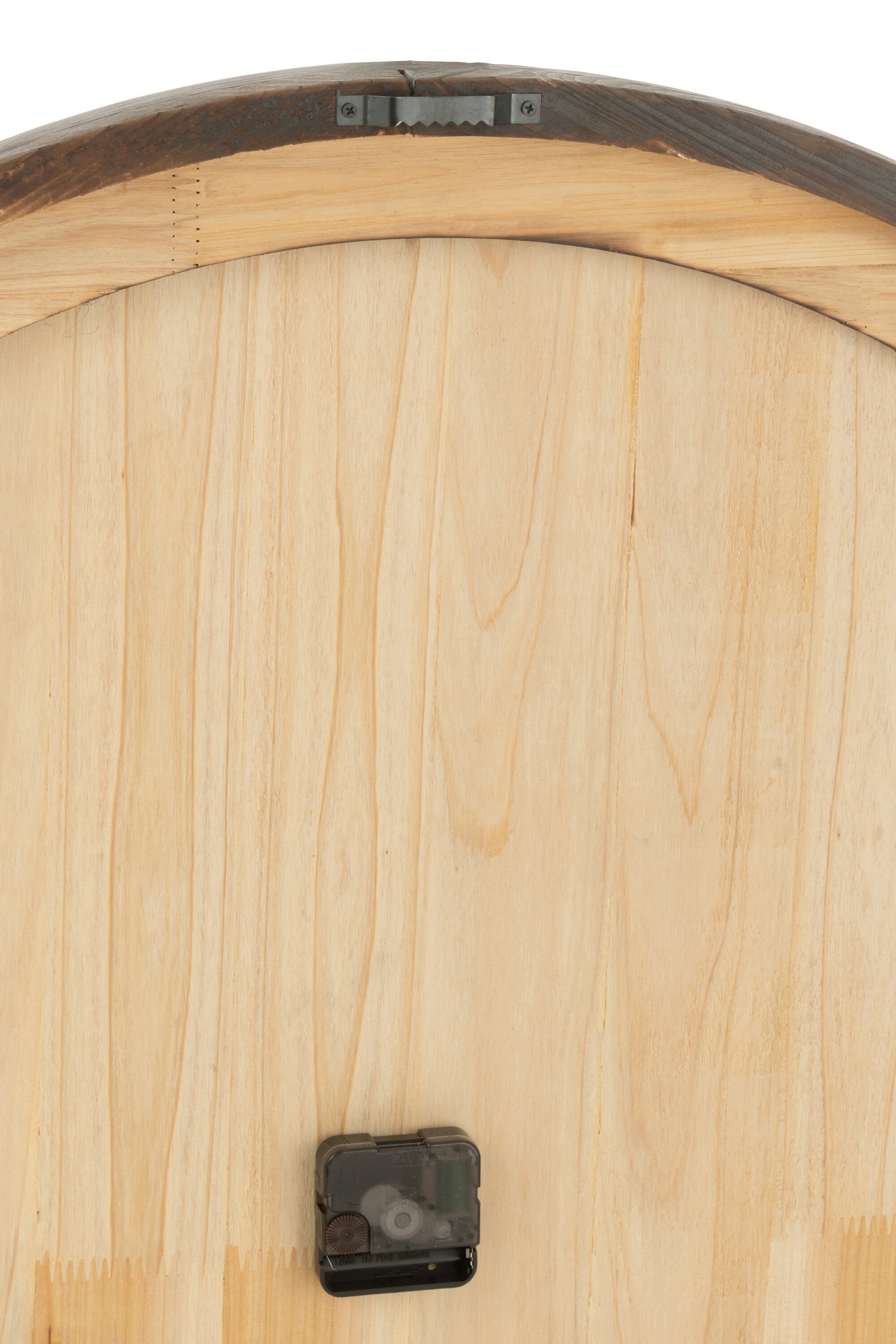 Wandklok Grand Hotel Mdf Donker Natuurlijk Groot