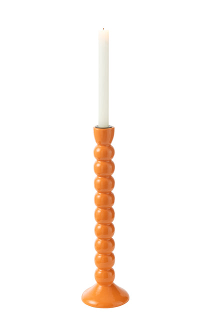 Kaarsenhouder Mangohout Oranje