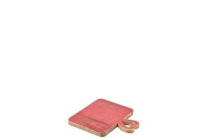 Serveerplank Mangohout Roze