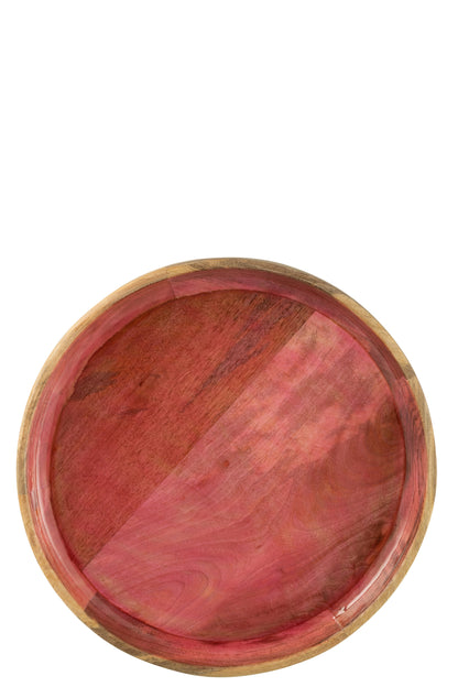 Lade Ronde Mangohout Roze