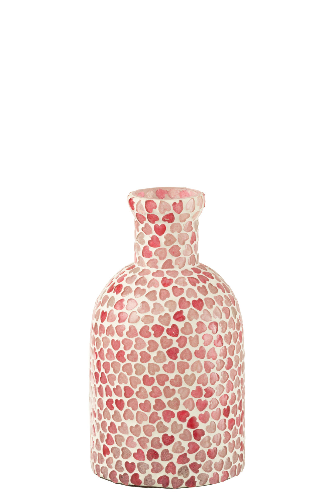 Hart Mozaïek Glas Roze Groot