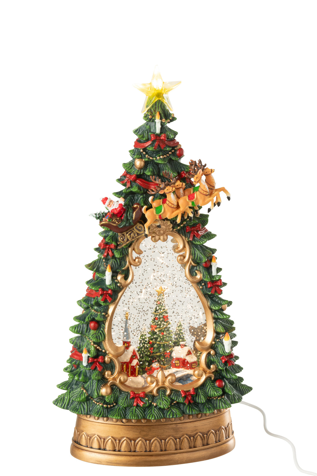 Kerstdorp + Verlichting Plastic Multicolor