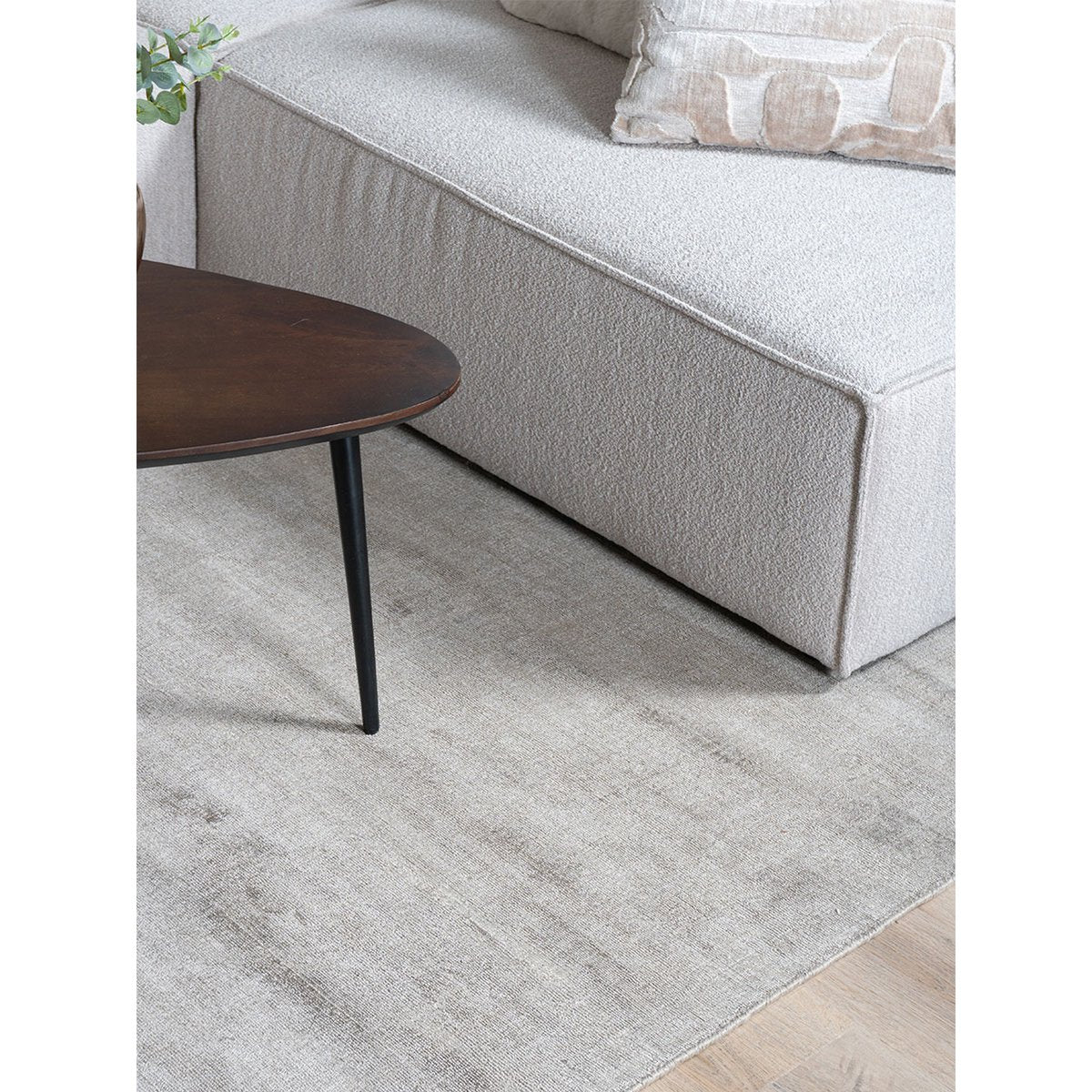 Vloerkleed Cos – Viscose Taupe 160 x 230 cm