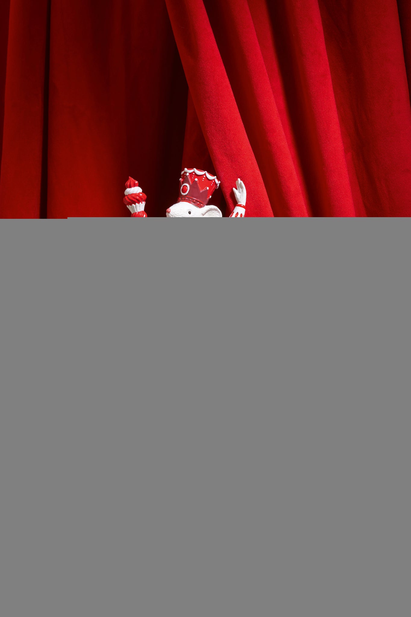 Muis Circus + Taart Limoenpoeder Kerst Rood/Wit