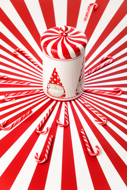 Pot Decoratieve Kerstman Dolomiet Kerst Rood/Wit