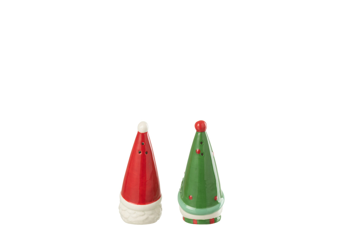 Zout &amp; Peper Kerstman + Sneeuwpop Dolomiet Multicolor