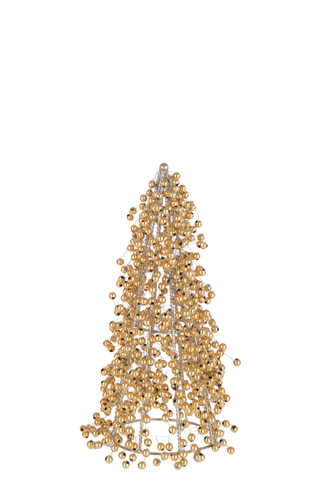 Kegelkralen Acryl Goudkleurig Klein