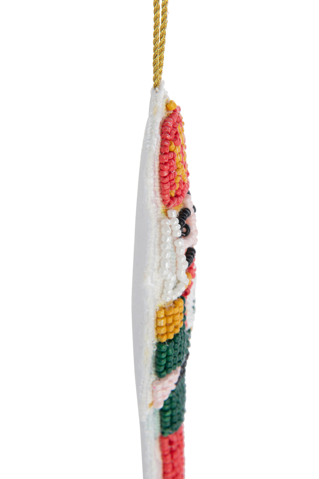 Hanger Notenkraker Kralen Kerst Rood/Donkergroen Assortiment Van 3