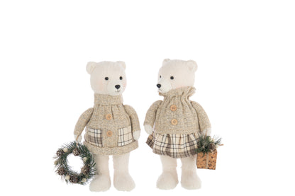 Jongen/Meisje Polyester Ecru/Beige Assortiment Van 2