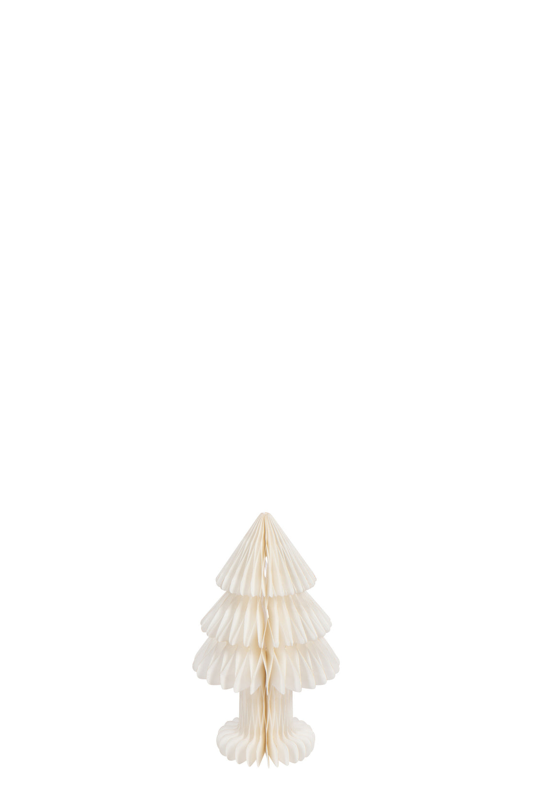 Kerstboom Opvouwbaar Papier Gebroken Wit Klein