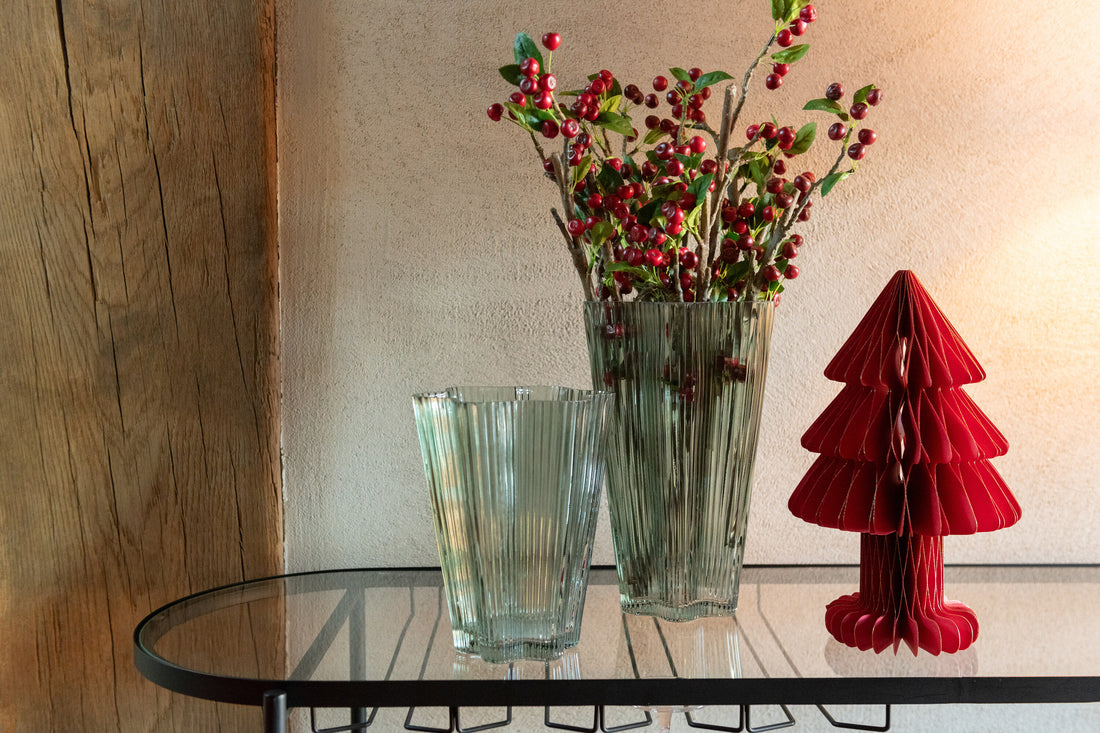 Kerstboom Opvouwbaar Papier Kerst Rood Klein