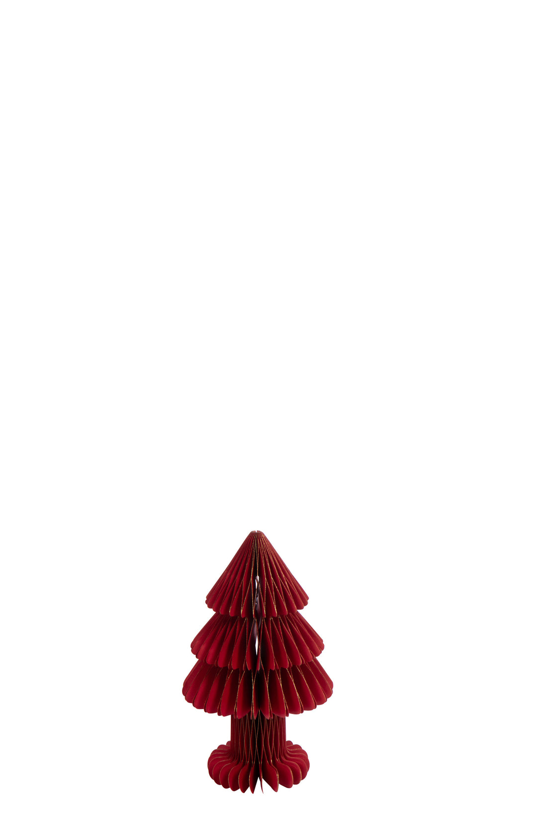 Kerstboom Opvouwbaar Papier Kerst Rood Klein