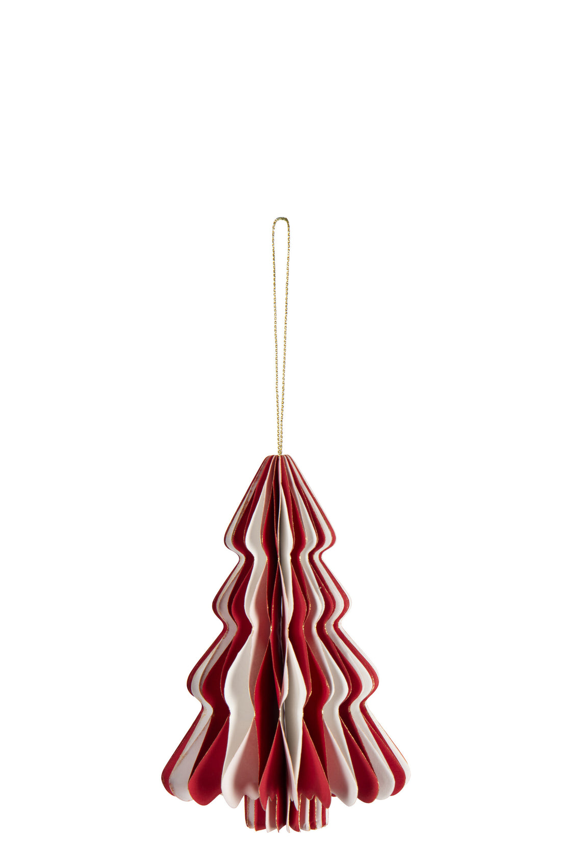 Kapstok Boom Opvouwbaar Papier Wit/Kerst Rood Groot