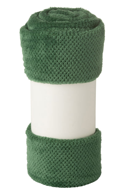 Dekentje Knuffel Polyester Donkergroen