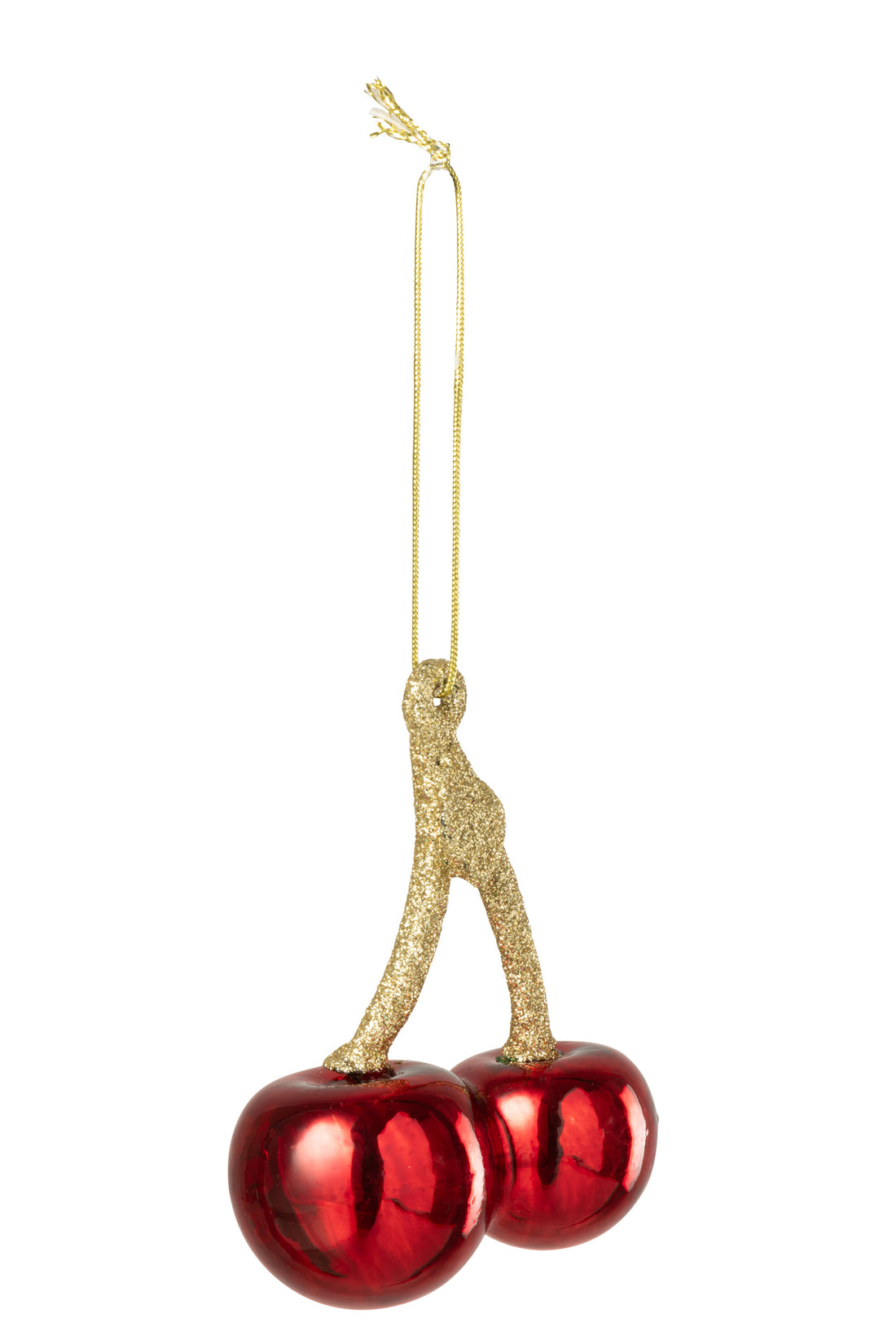Hanger Kers Glas Rood/Goudkleurig