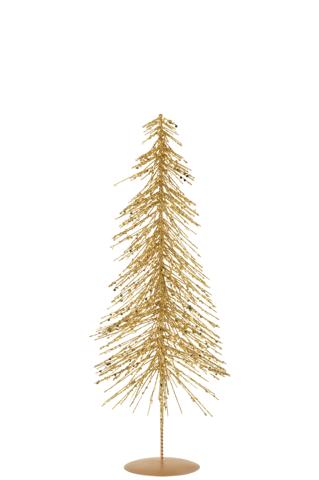 Kerstboom Glitters Plastic Goudkleurig Medium