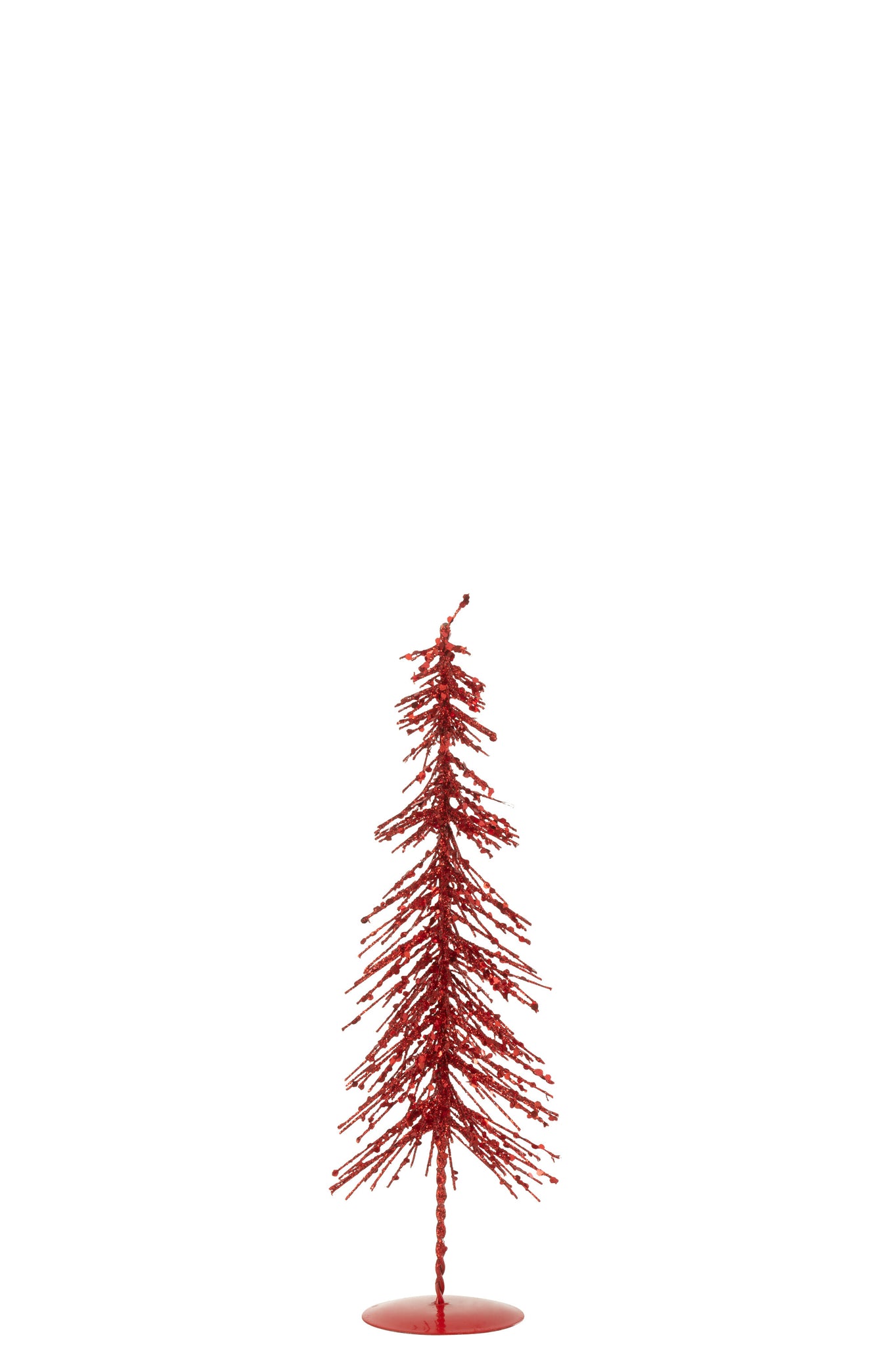Kerstboom Glitters Plastic Kerst Rood Klein