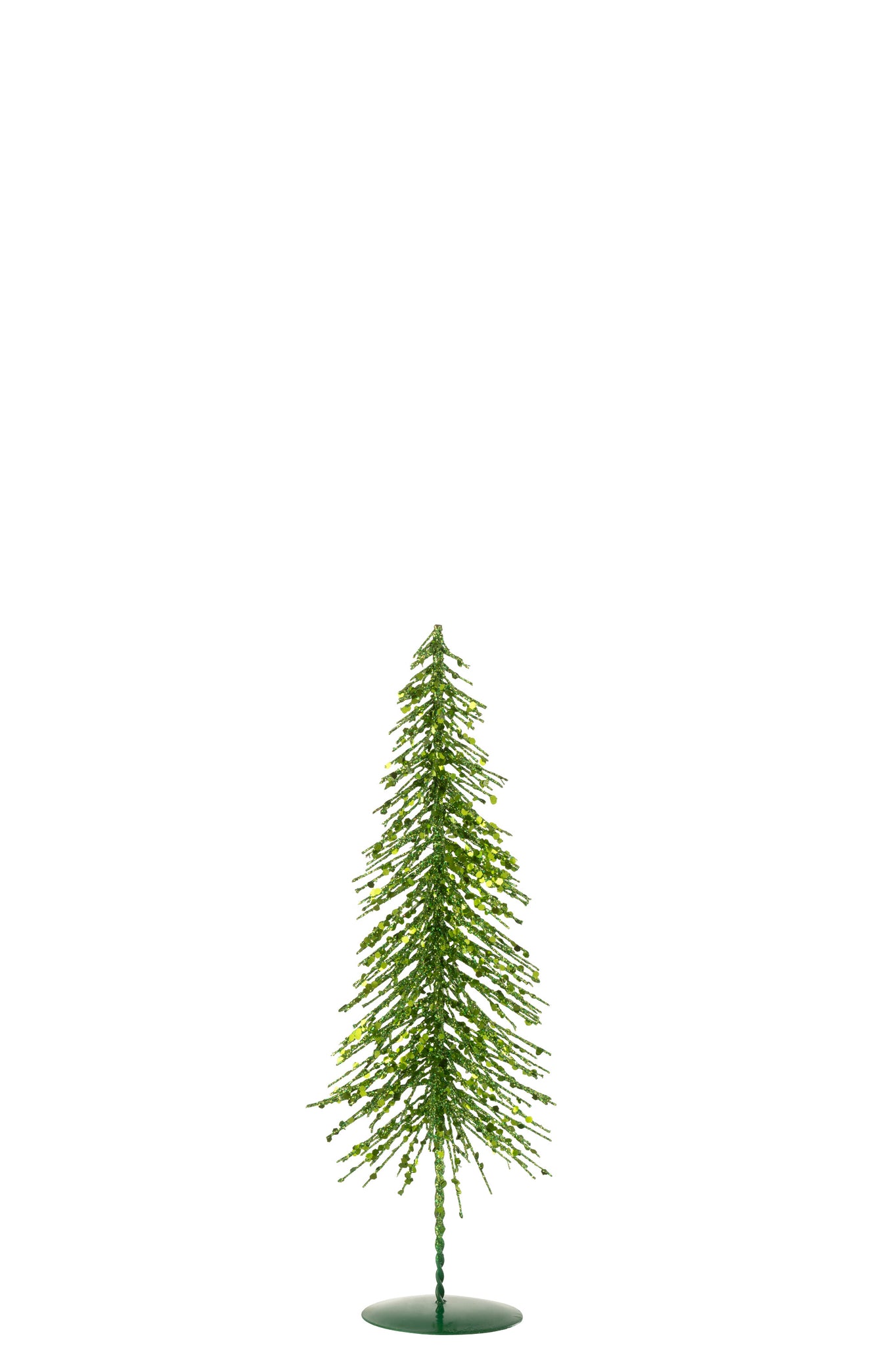 Kerstboom Glitters Plastic Donkergroen Klein