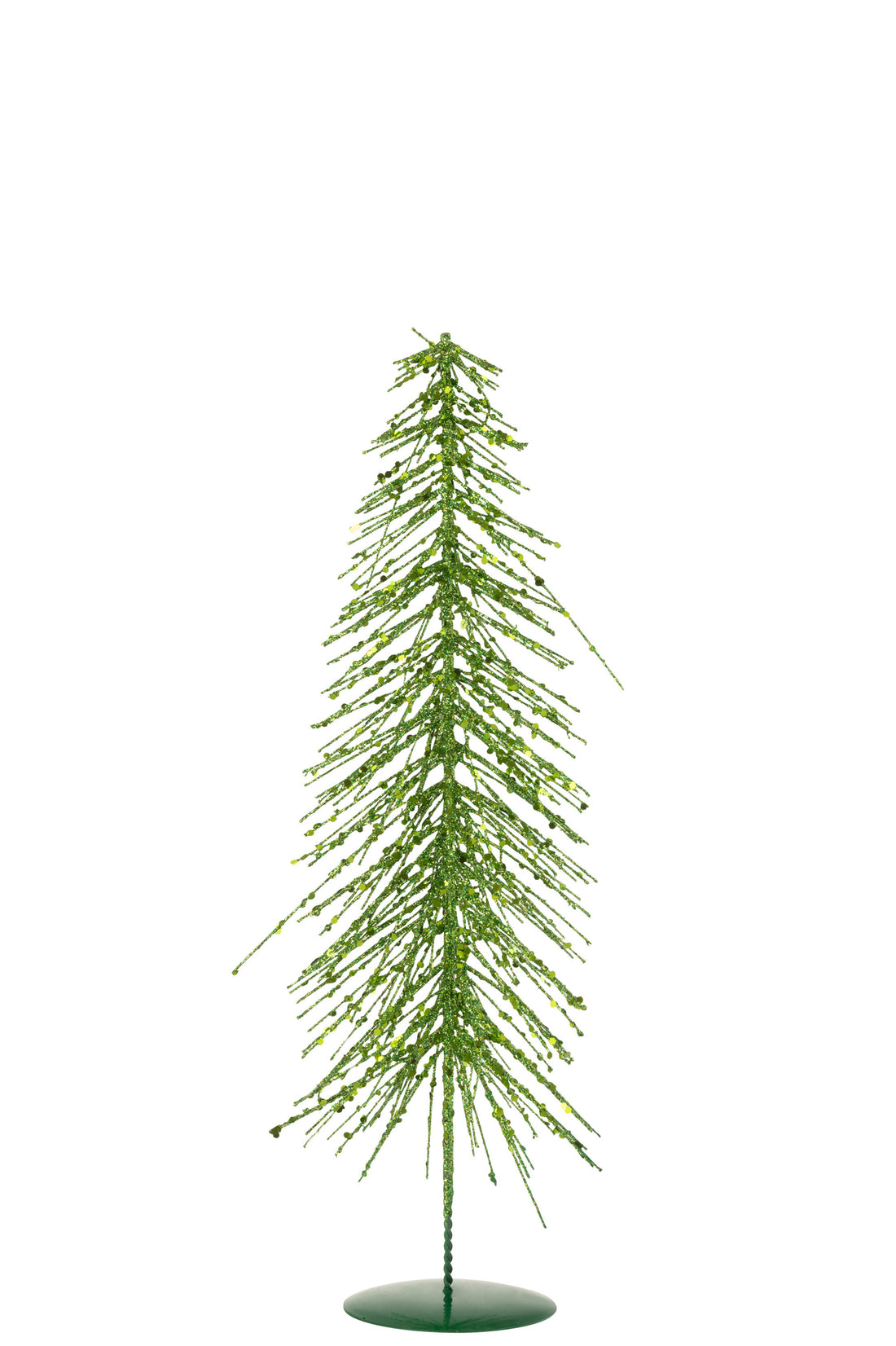 Kerstboom Glitters Plastic Donkergroen Medium