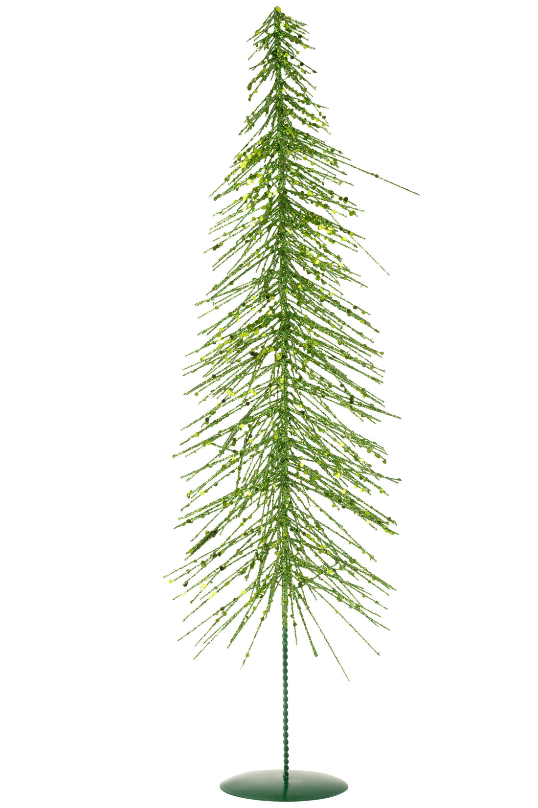 Kerstboom Glitters Plastic Donkergroen Groot