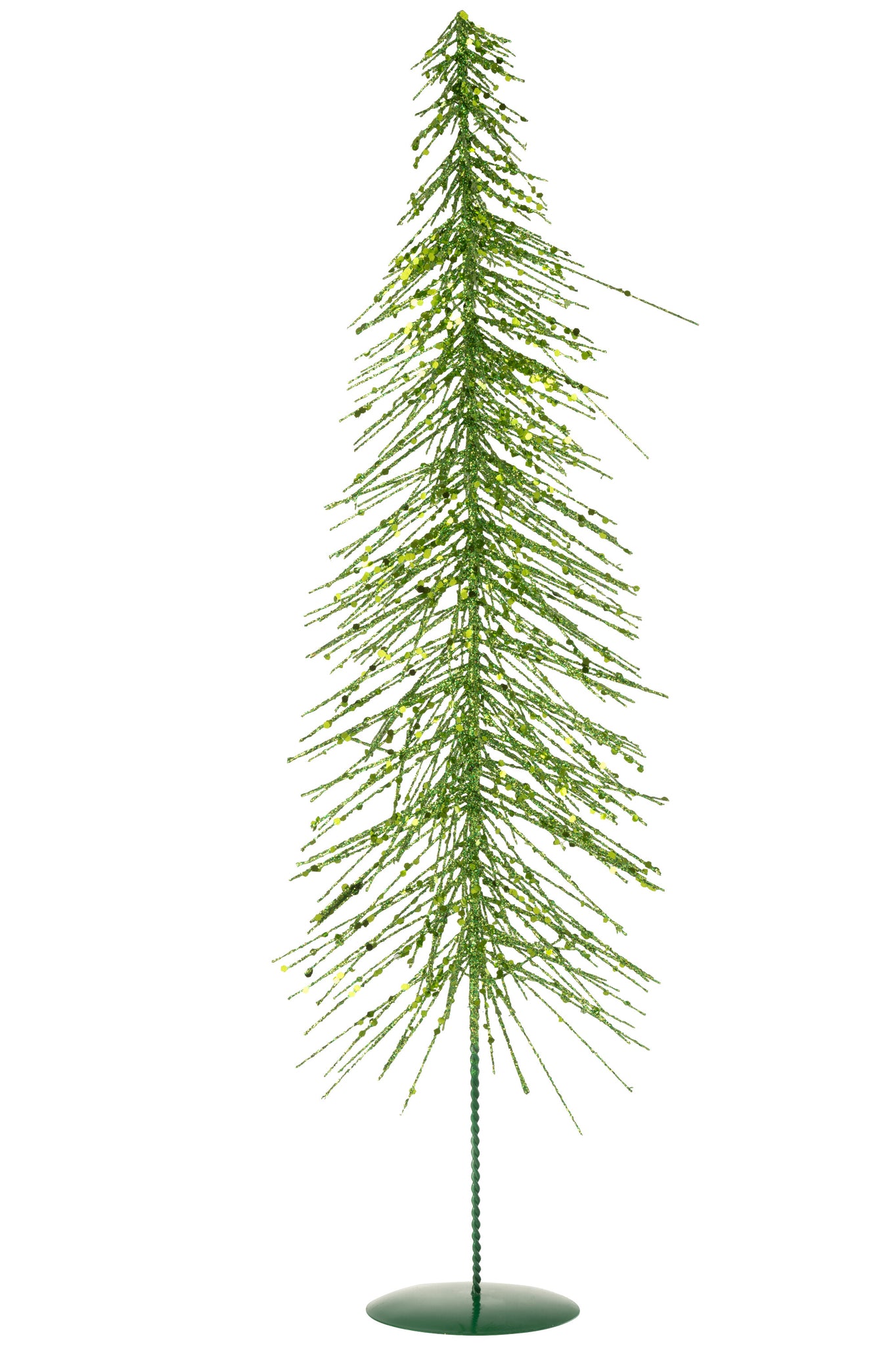 Kerstboom Glitters Plastic Donkergroen Groot
