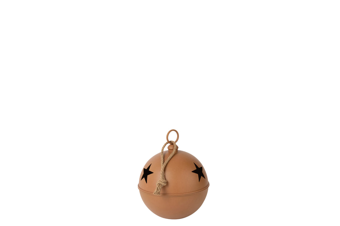 Kerstbal IJzer Roestbruin Medium