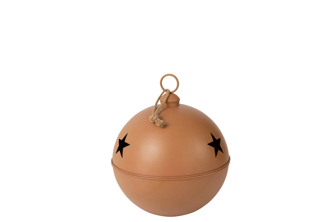 Kerstbal IJzer Roestbruin Groot
