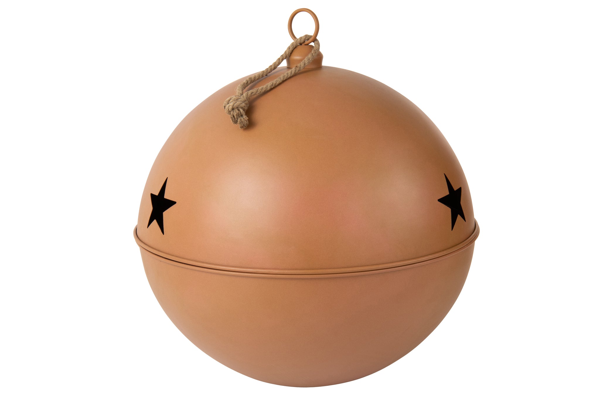 Kerstbal IJzer Roestbruin Extra Groot