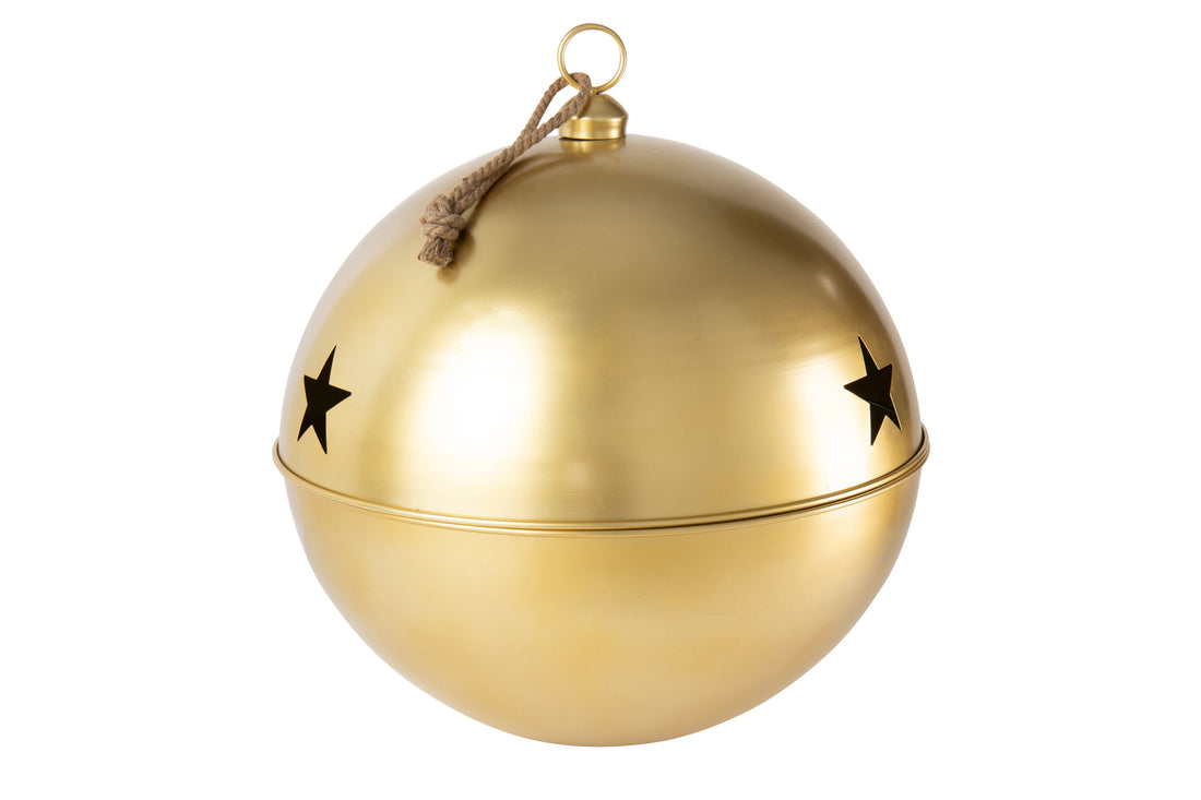 Kerstbal Bal IJzer Goudkleurig Extra Groot