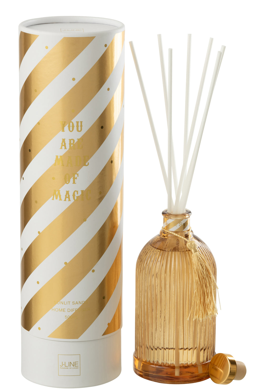 Reed Diffuser Magische Geurolie Wit/Goud Gekleurd Groot
