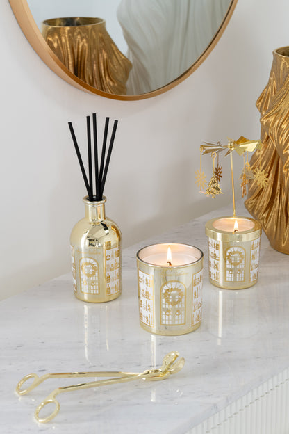 Reed Diffuser Verassing Raamgeur Olie Wit/Goudkleurig