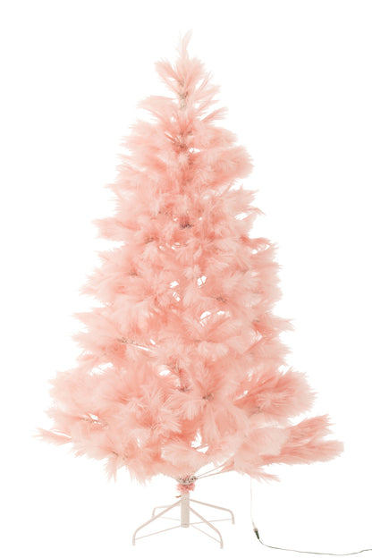 Kerstboom 400 Led Pampa Metaal Lichtroze