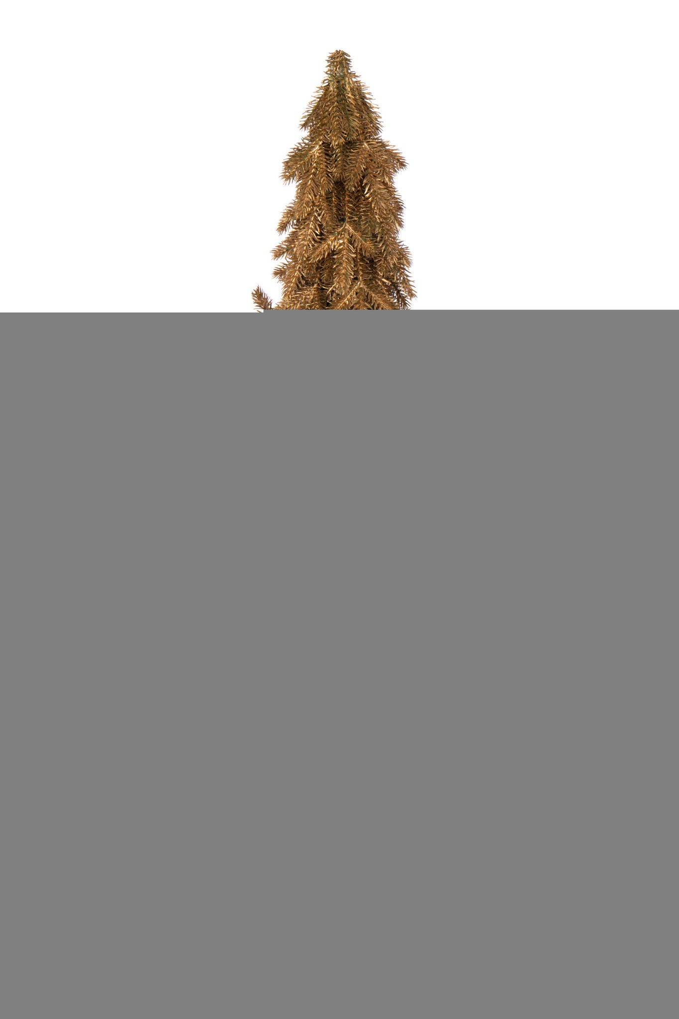 Kerstboom Kunststof Goudkleurig Groot