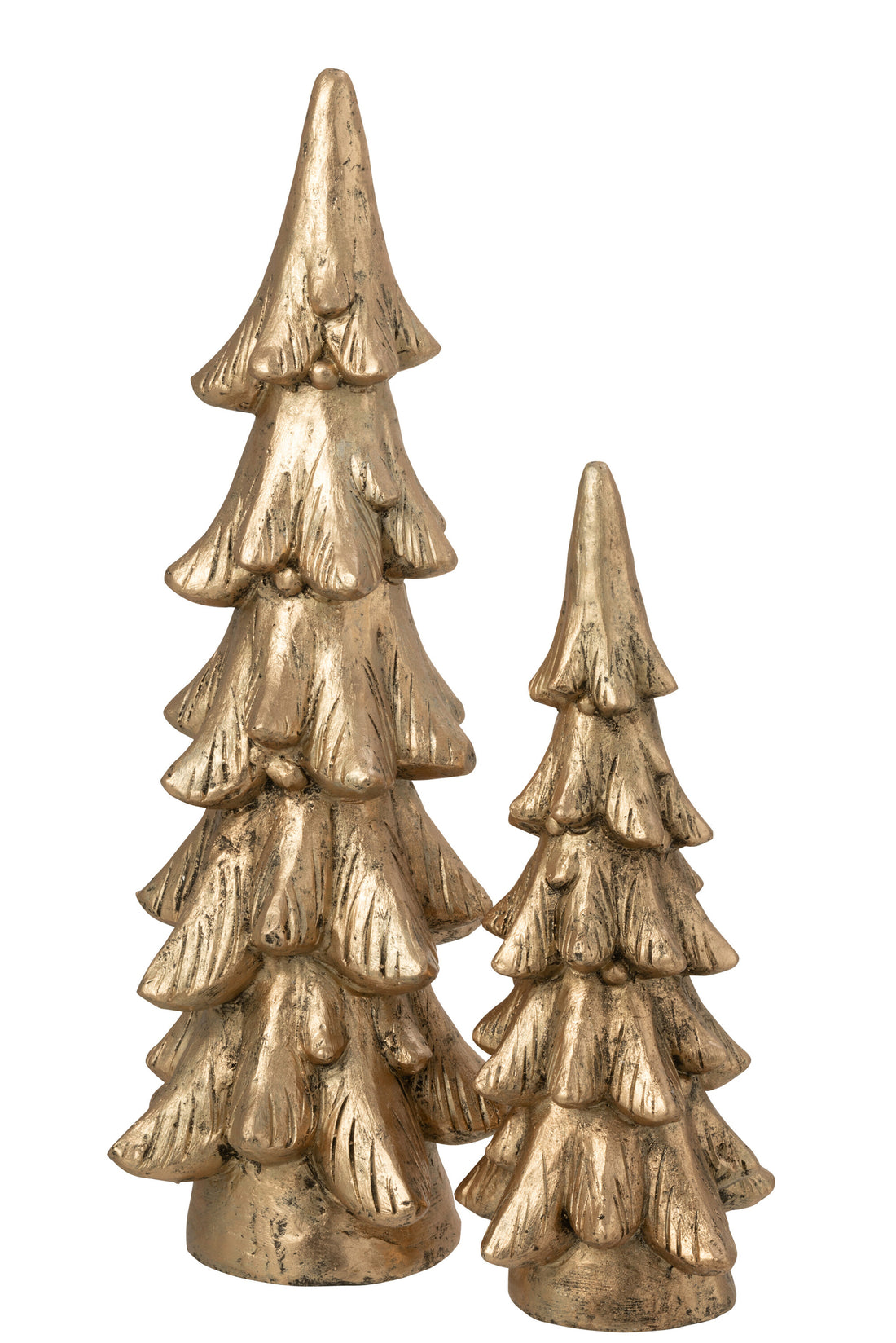 Kerstboom Ronde Voet Magnesium Goudkleurig Groot