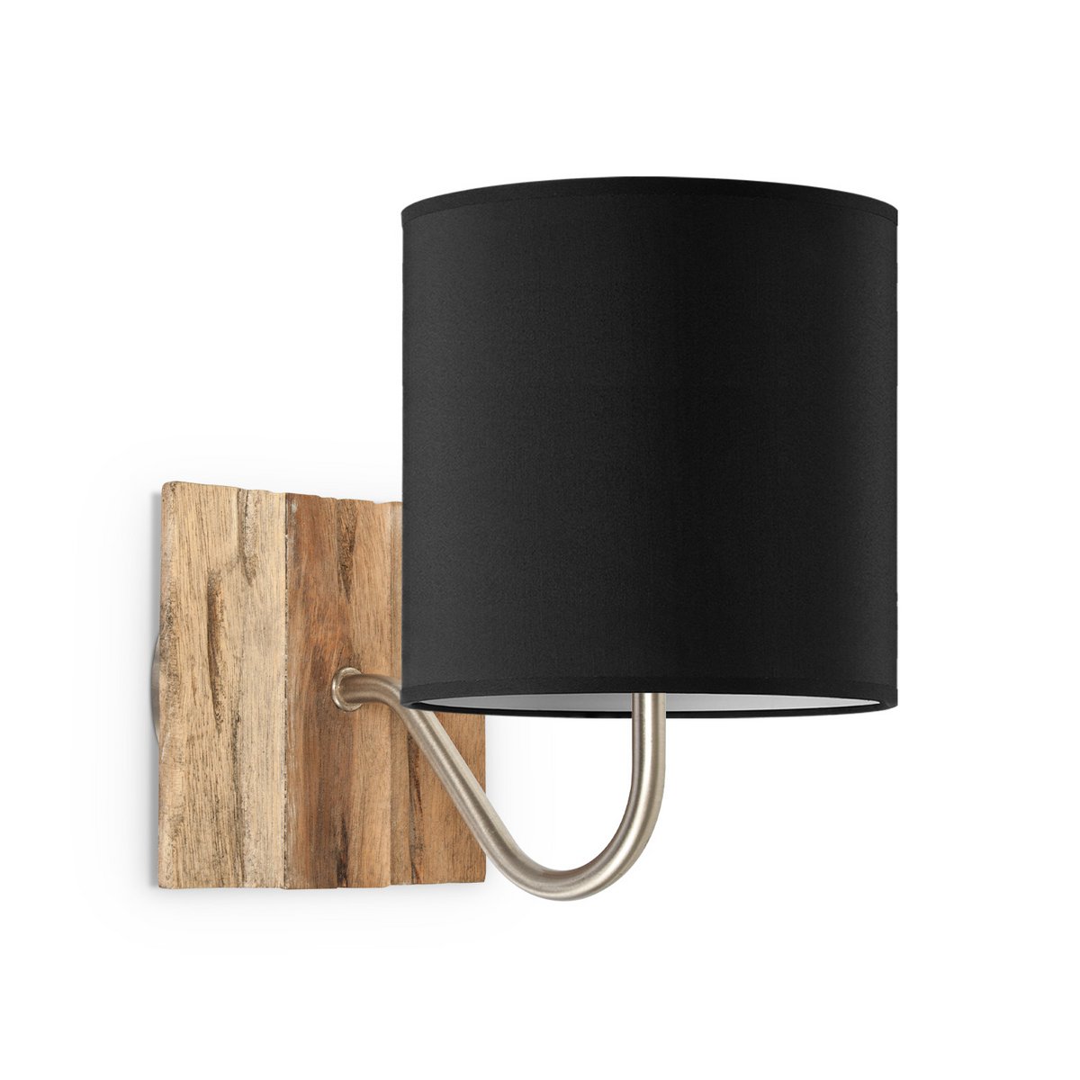 Wandlamp - Drift E27 Lampenkap zwart 16cm