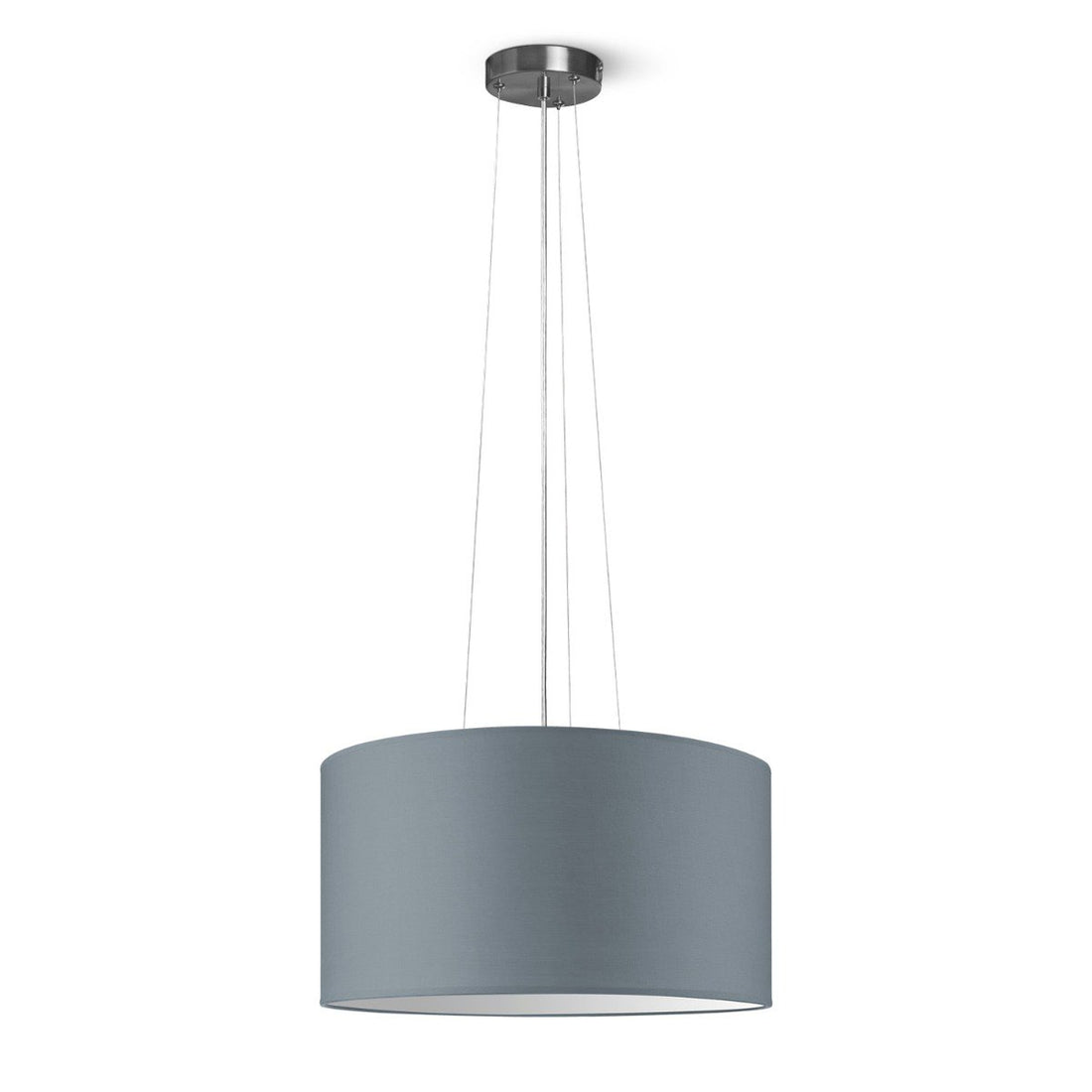 hanglamp Hover met lampenkap, E27, grijs, 50cm