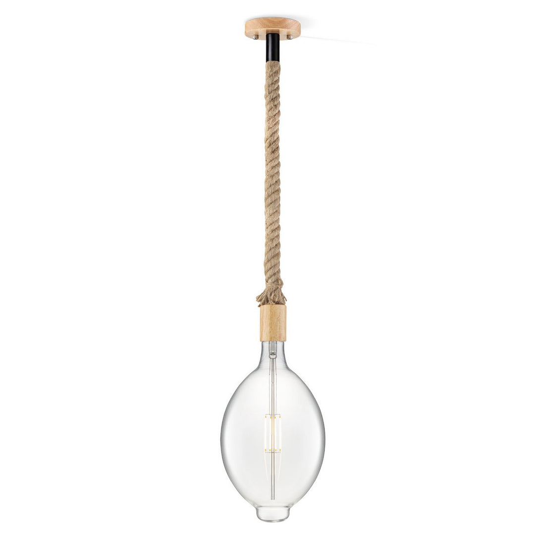 hanglamp Leonardo Ovaal - G180 - dimbaar E27 helder