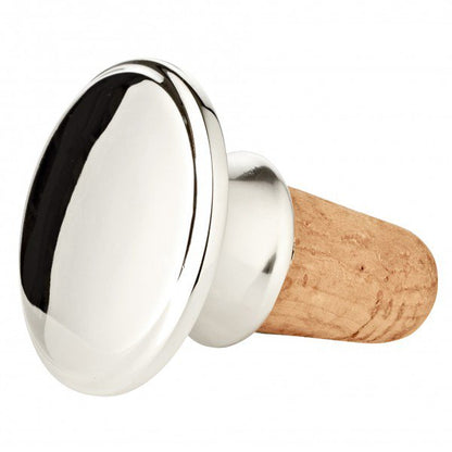 EDZARD fleskurk flessenstopdraad, edel verzilverd, aanslag beschermd, hoogte 6 cm