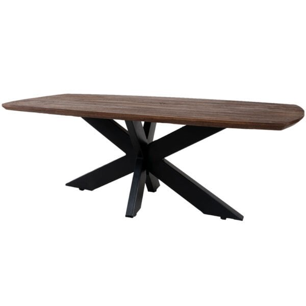 Eettafel Felix – Espresso Mangohout – 220 x 100 cm