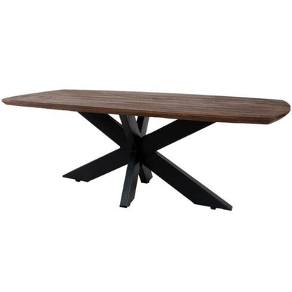 Eettafel Felix – Espresso Mangohout – 220 x 100 cm